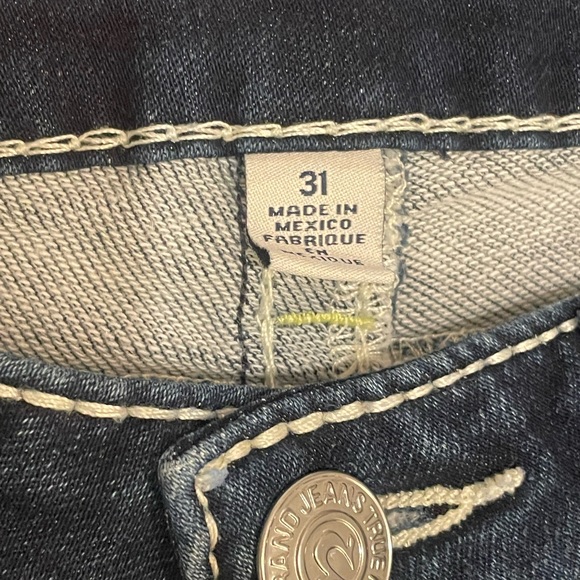 TRUE RELIGION Men’s Denim Stretch Cotton Shorts Dark Wash 31 - Picture 8 of 10